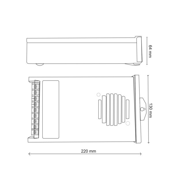 Transformador para fitas LED 1000W 12VDC - Image 2