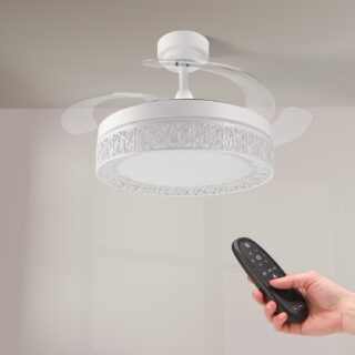Ventoinha de Teto LED White Aqua ø107 Cm CCT