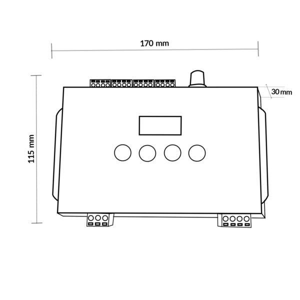 Controlador M-4000 para Fita Led Digital Ritt - Image 3