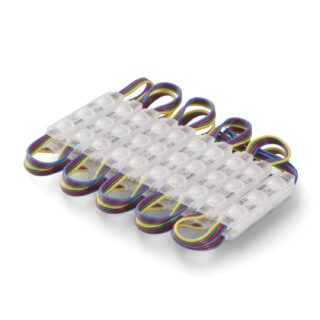 Corrente de 20 Módulos de 3 LED SMD Samsung 12V DC 1W