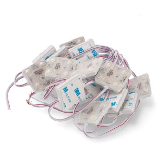 Corrente de 20 Módulos de 4 LED SMD Samsung 12V DC 2W