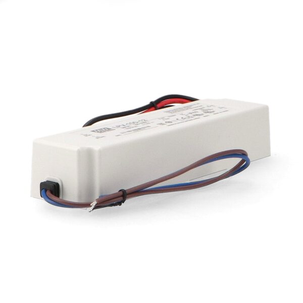 Transformador para fitas LED Mean Well 100W 24VDC IP67 LPV-100-24