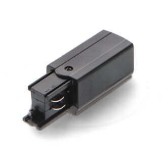 Conector e tampa para calha trifásica Preto