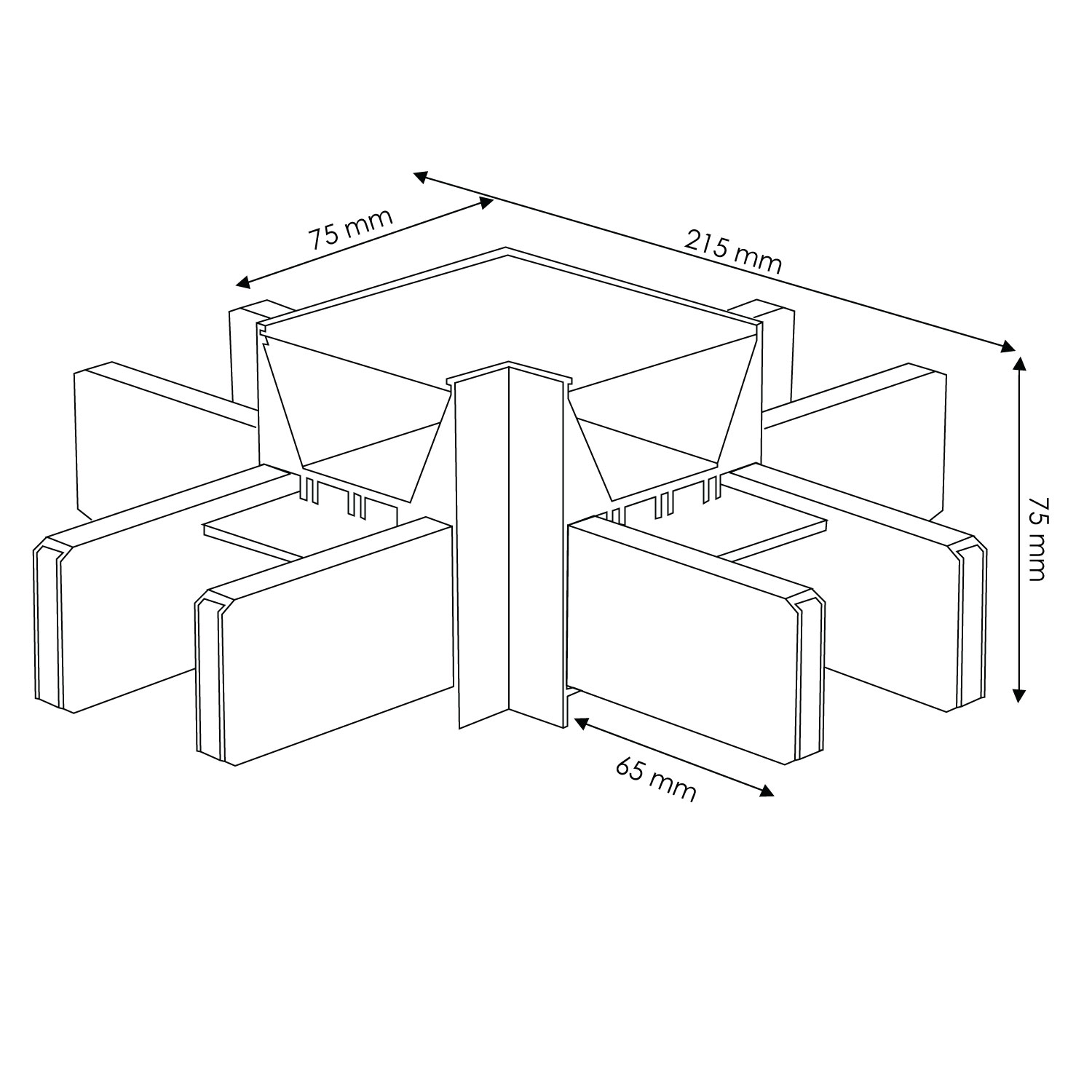 Barra linear Trunk 5W (UGR 19) X CCT - Image 2