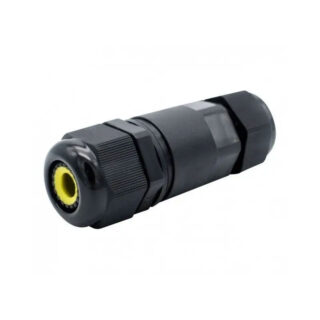 Conector para manguera elétrica com índice de proteção IP68.