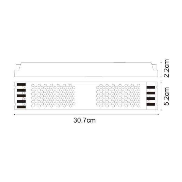 Transformador Slim para fitas LED 300W 12VDC - Image 2