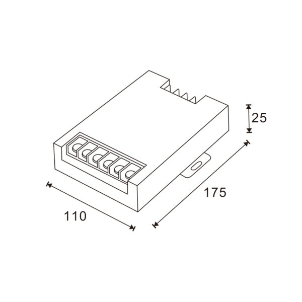 Amplificador de sinal RGB 12-24V - Image 2