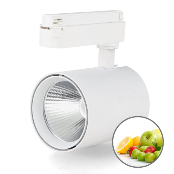 Foco LED para calha White Air 30W Monofásico No Flicker - Fruta