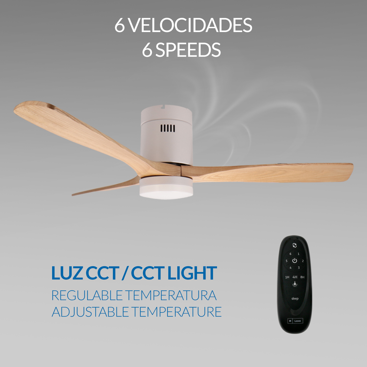 Ventoinha de Teto LED White Energy - Image 4