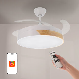 Ventoinha de teto LED Messe Nature