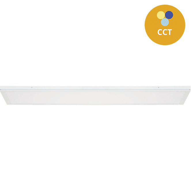 Painel de superfície VOLTAIRE 30x90 72W LED CCT 3000/4000/6500K C.90xL.30xAlt.2,4cm branco