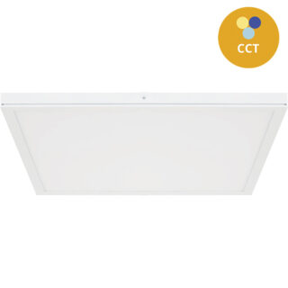 Painel de superfície VOLTAIRE 60x60 40W LED CCT 3000/4000/6500K C.60xL.60xAlt.2,4cm branco