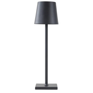 Candeeiro de mesa NIGHT LED CCT (3cores) c/intensidade luz regulável, c/bateria recarregável preto
