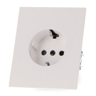 Tomada Schuko - CC Branco