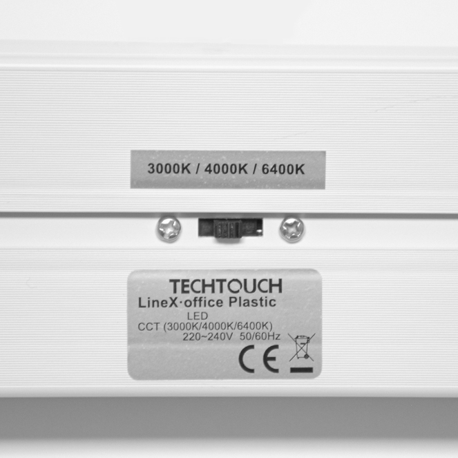 Barra suspensa/tecto LineX OFFICE 120cm 1x40W LED CCT 3000/4000/6400K C.118xL.7xAlt.Reg.cm branca - Image 3