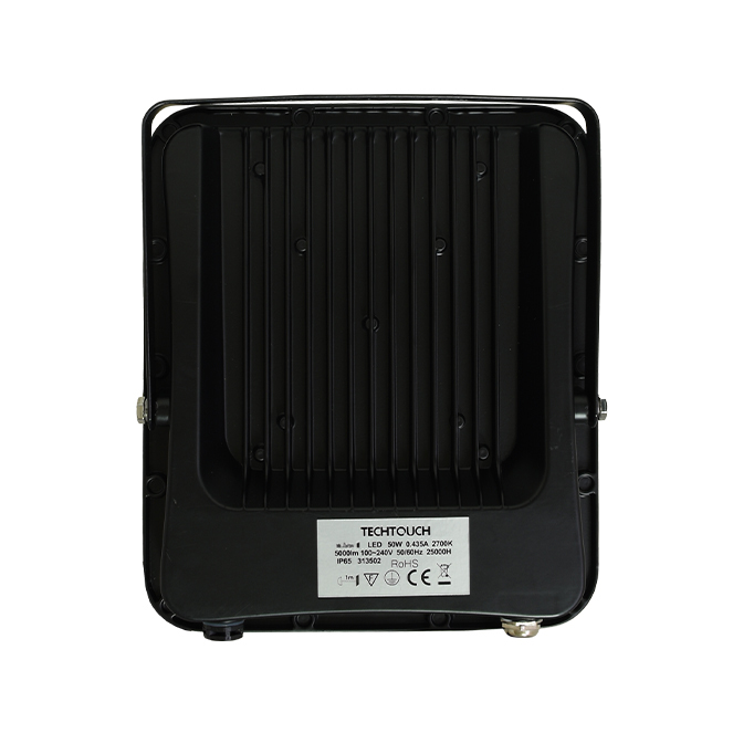 Projector Y2 SUPERVISION IP65 1x50W LED 5000lm 4000K 120°C.19xL.3,5xAlt.22cm preto - Image 2