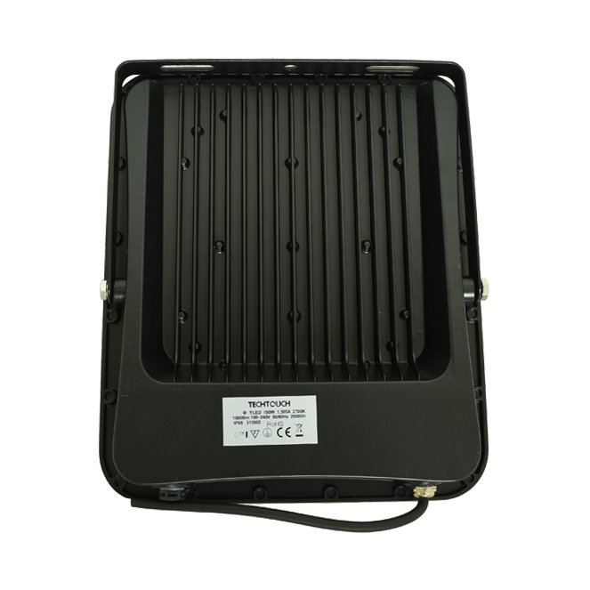 Projector Y2 SUPERVISION IP65 1x150W LED 15000lm 6500K 120°C.27xL.4,5xAlt.31,5cm preto - Image 2