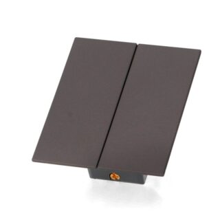 Interruptor Duplo - CC  Cinza