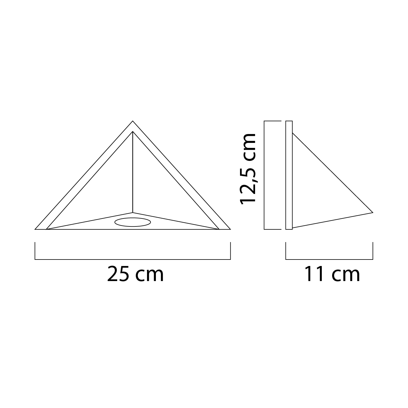Aplique BELL IP54 1x3W LED 415lm 4000K C.25xL.11xAlt.12,5cm alumínio+vidro cinzento - Image 2