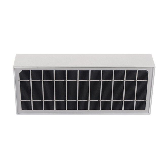 Aplique solar SANDOVAL IP65 6W LED 900lm 3000K C.23xAlt.4,27cm branco - Image 3