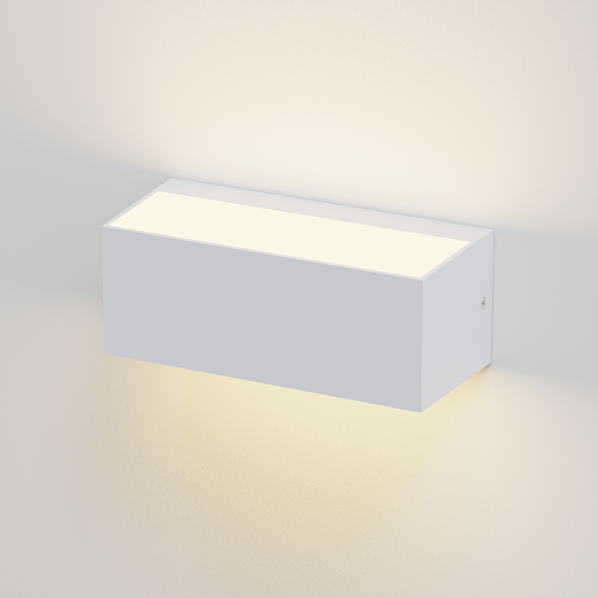 Aplique CORVO IP65 12W LED CCT 3000/4000/6500K C.23xL.9xAlt.10,2cm branco - Image 2
