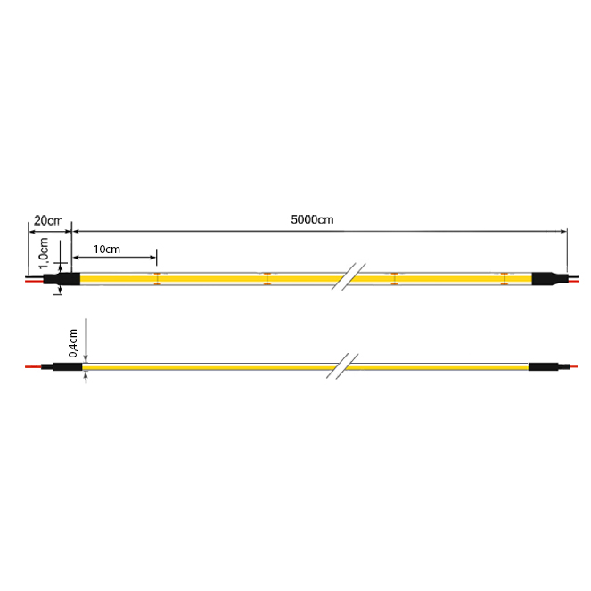 Fita LED 230V 14W/m 560LED/m 2700K IP67 50m/rolo - Image 3
