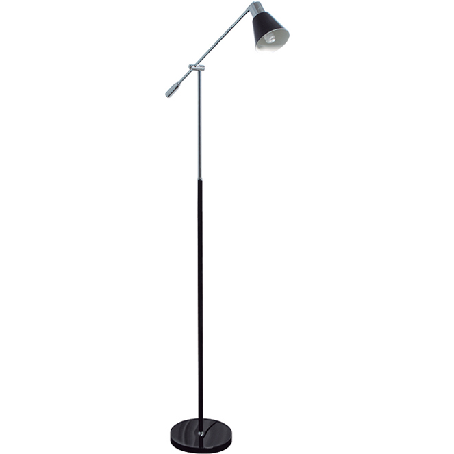 Candeeiro de pé SETUBAL 1xE14 C.21,5xL.61xAlt.160cm preto