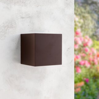 Aplique de Parede LED Rust Cube 12W IP54 CCT