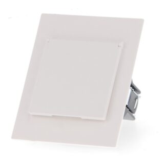 Tomada Schuko Com Tampa - CC Branco