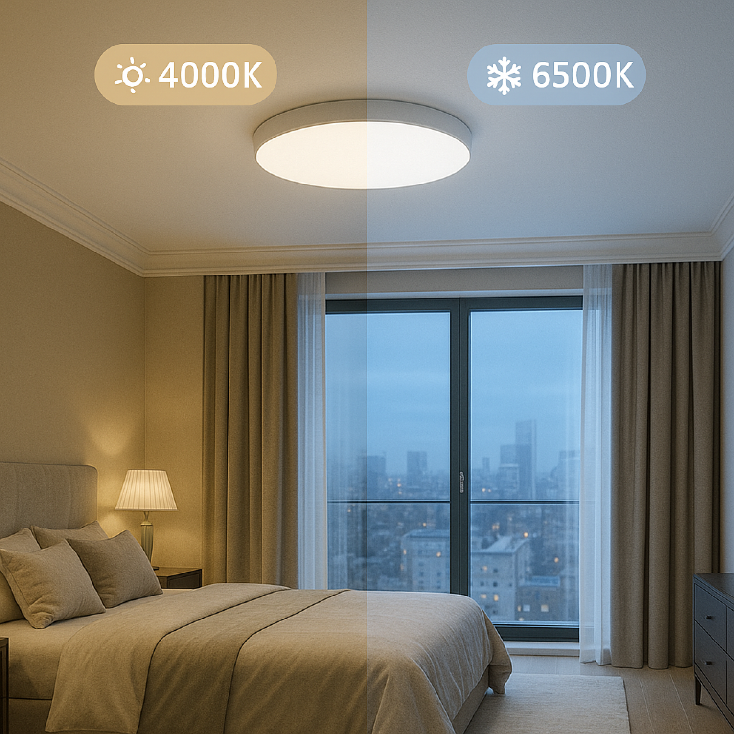 Plafon LED Redondo Boni 24W 6500K - Image 3