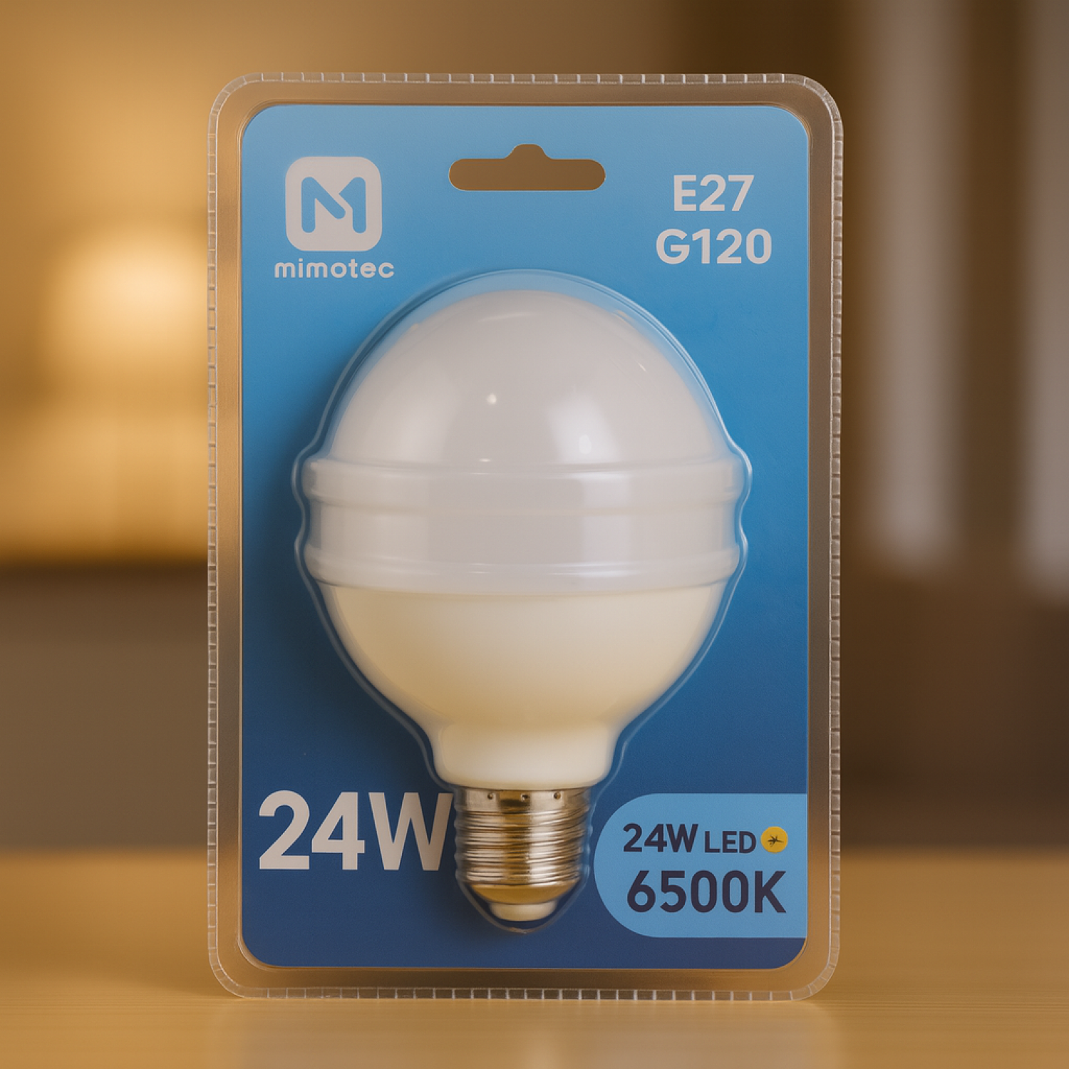 Lâmpada LED E27 G120 24W 4000K