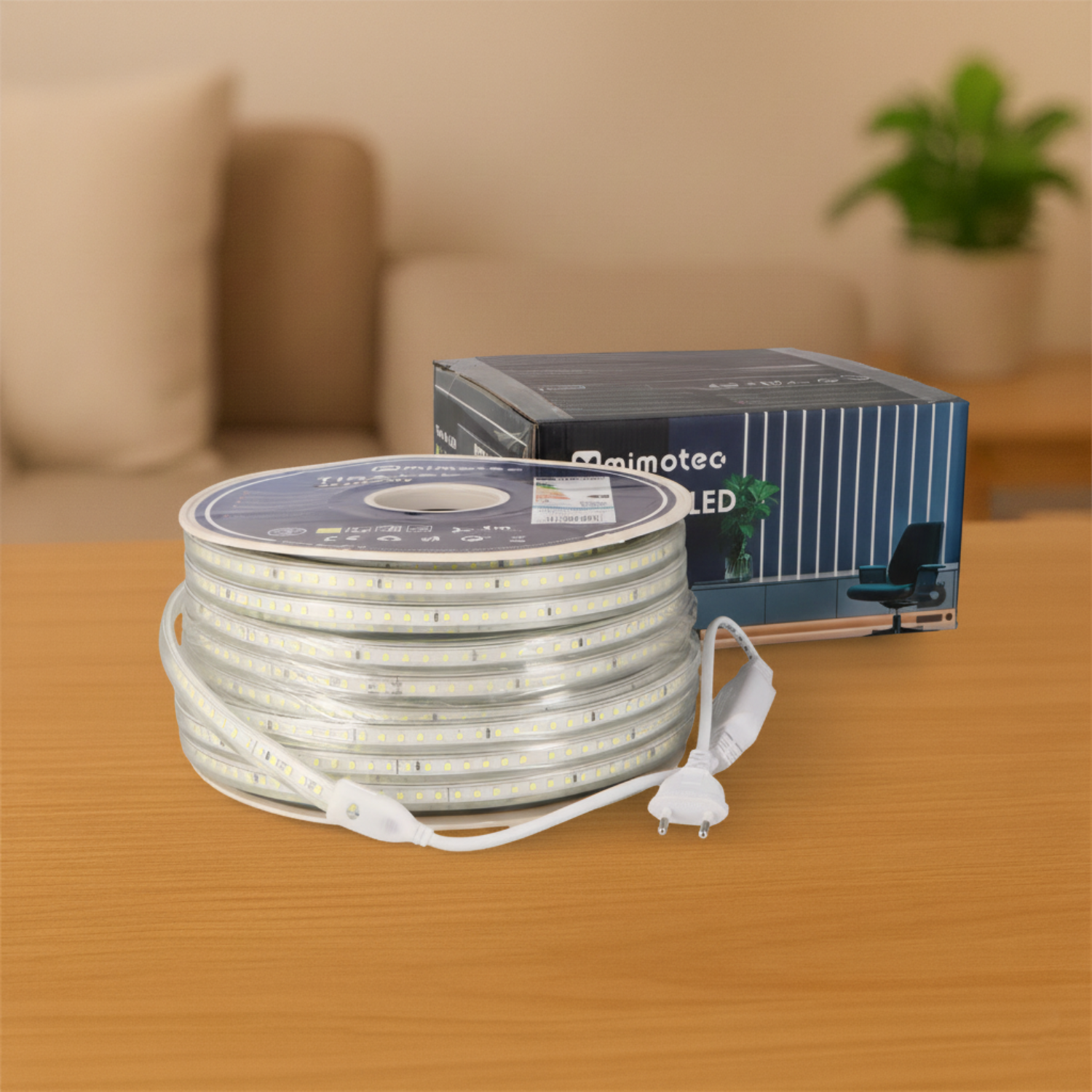Fita LED 220V SMD Max 14W/m - 50 metros 4500K