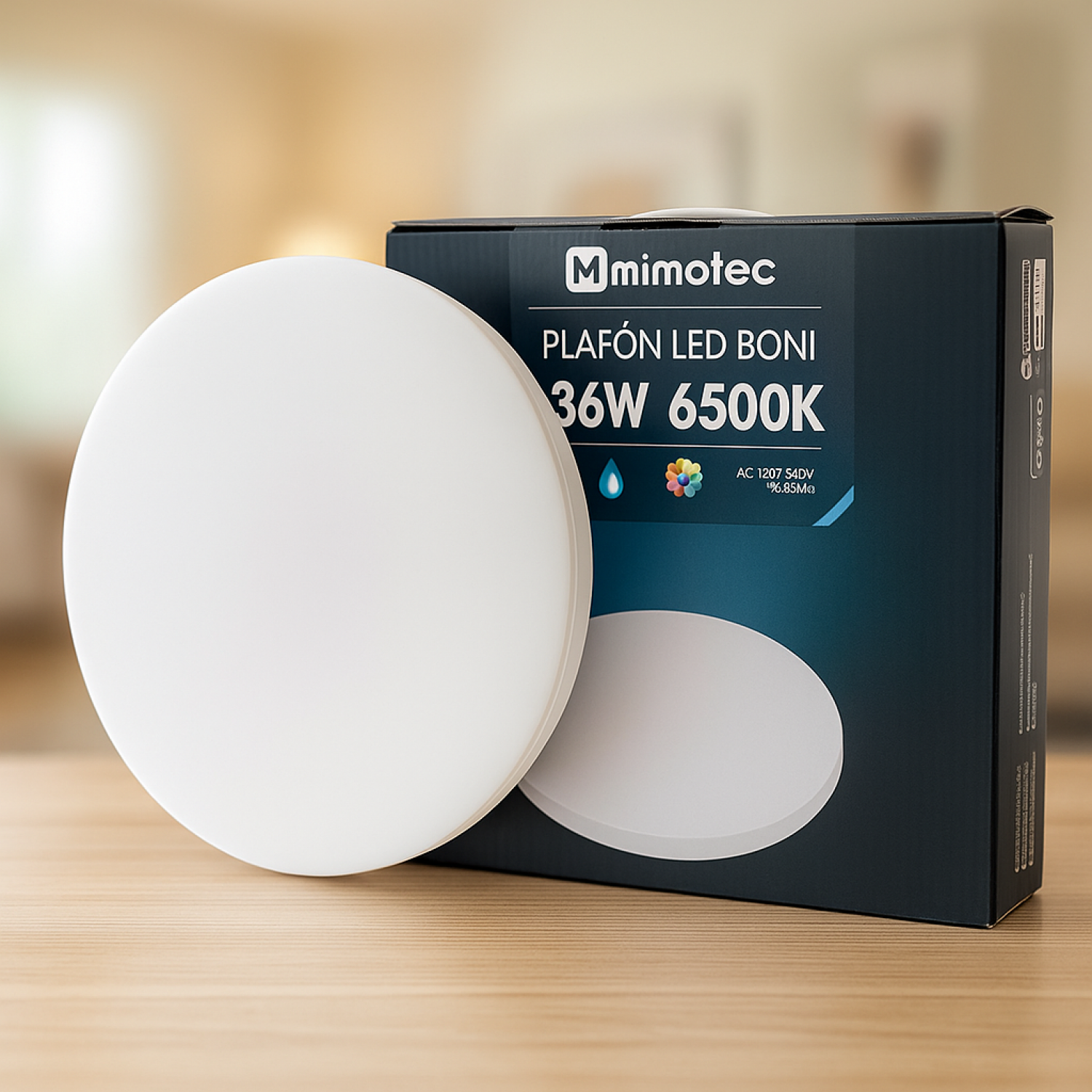 Plafon LED Redondo Boni 36W 6500K