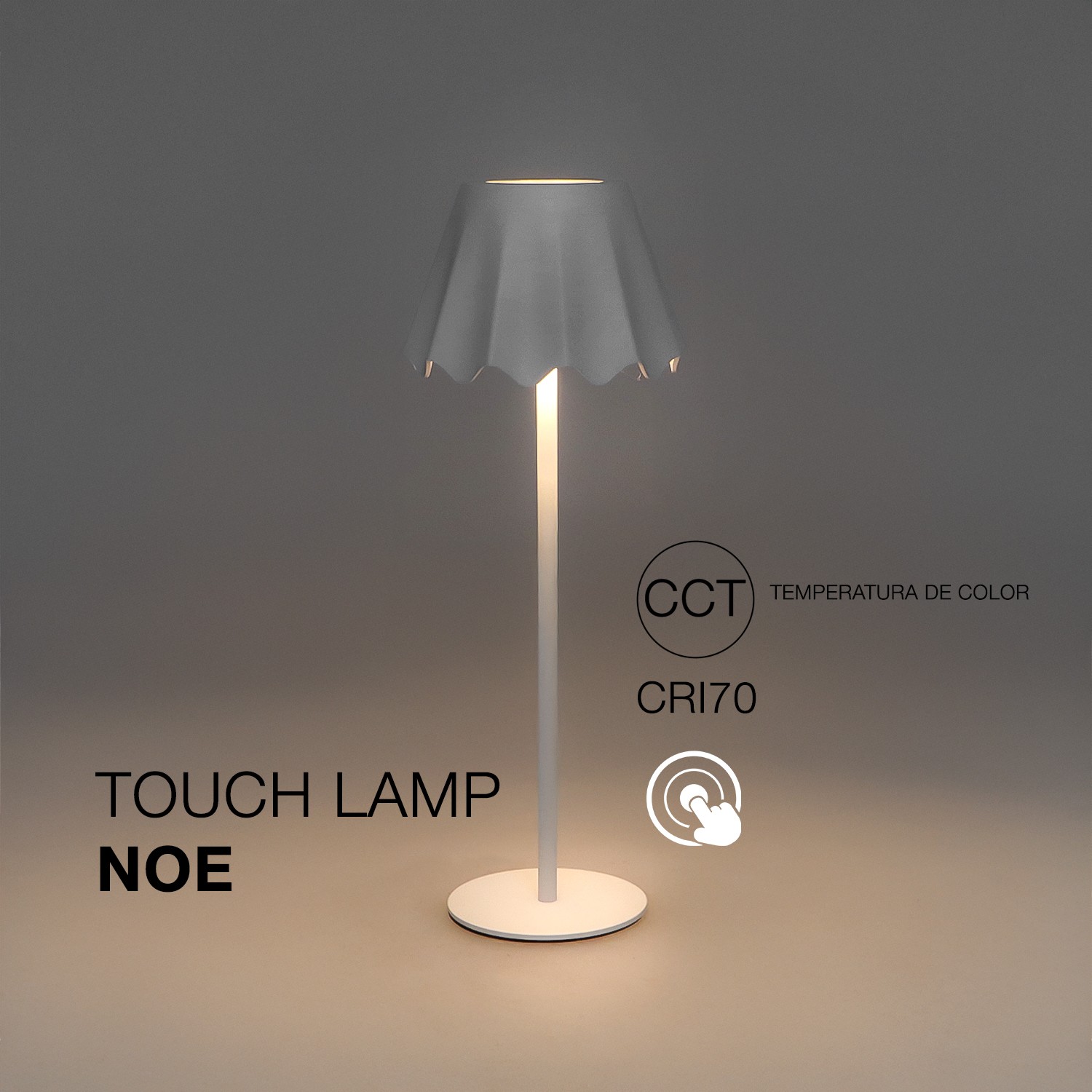 Candeeiro de mesa LED White Noe CCT - Image 3