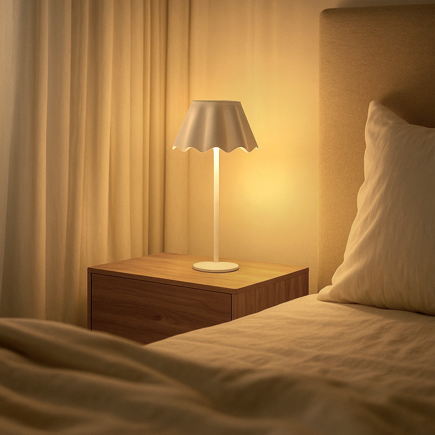 Candeeiro de mesa LED White Noe CCT