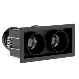 Downlight LED Black Fix Square 10W CCT