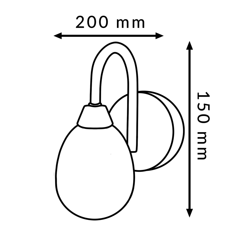 Aplique de parede Série Orce 1 lâmpadas G9 - Image 2