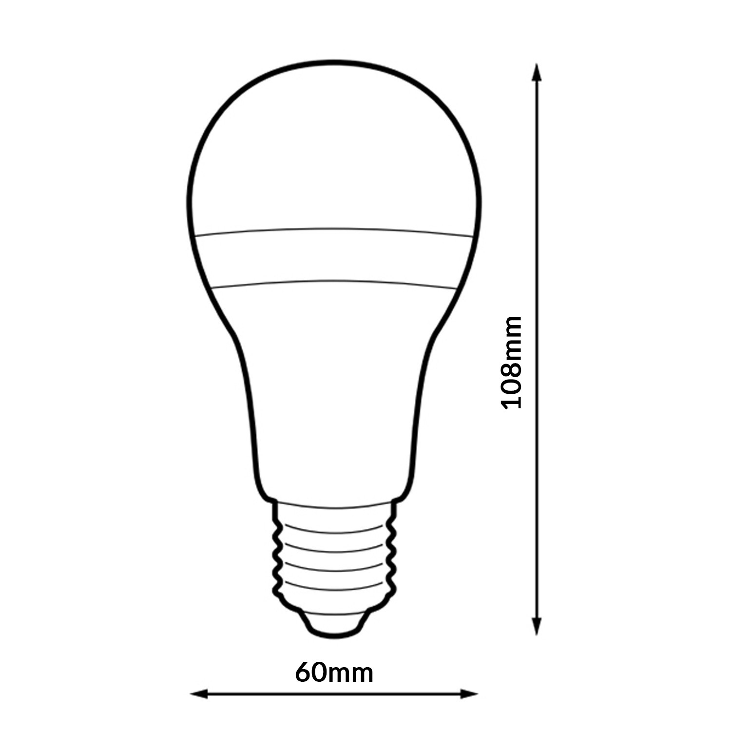 Lâmpada LED E27 A60 10W 3000K - Image 2