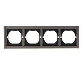 Moldura PC 4 Módulos CC-TR Cinza
