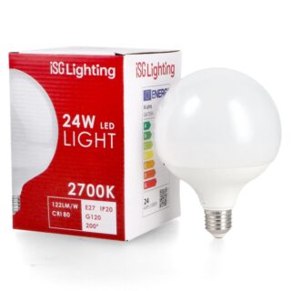 Lâmpada LED E27 G120 24W 2700K