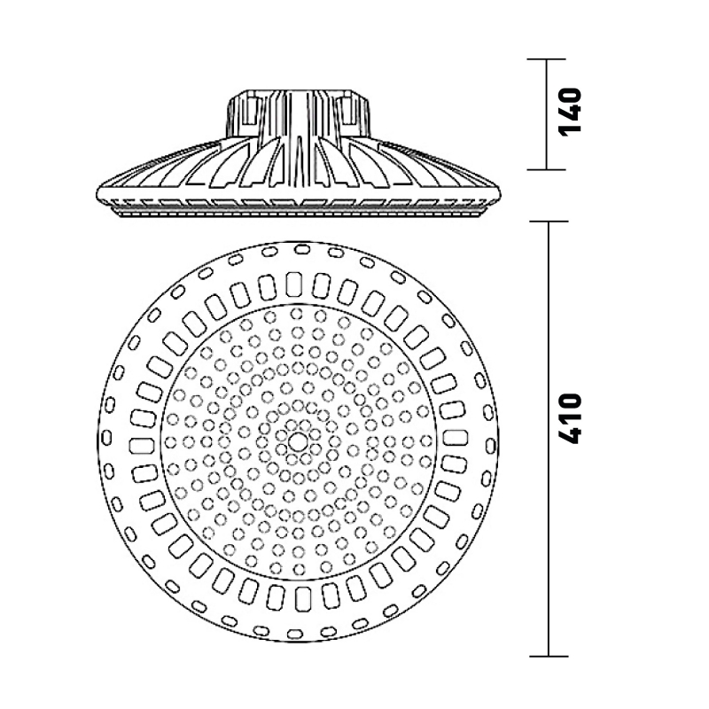Campânula Ufo LED Inspire 200W 4500K - Image 2