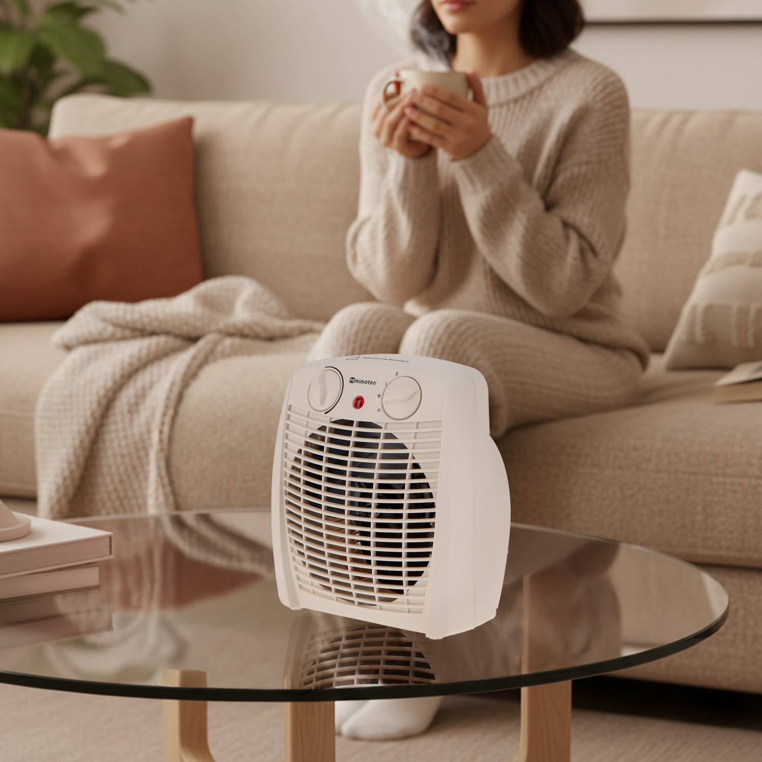 Aquecedor Elétrico White Comfort 2000W