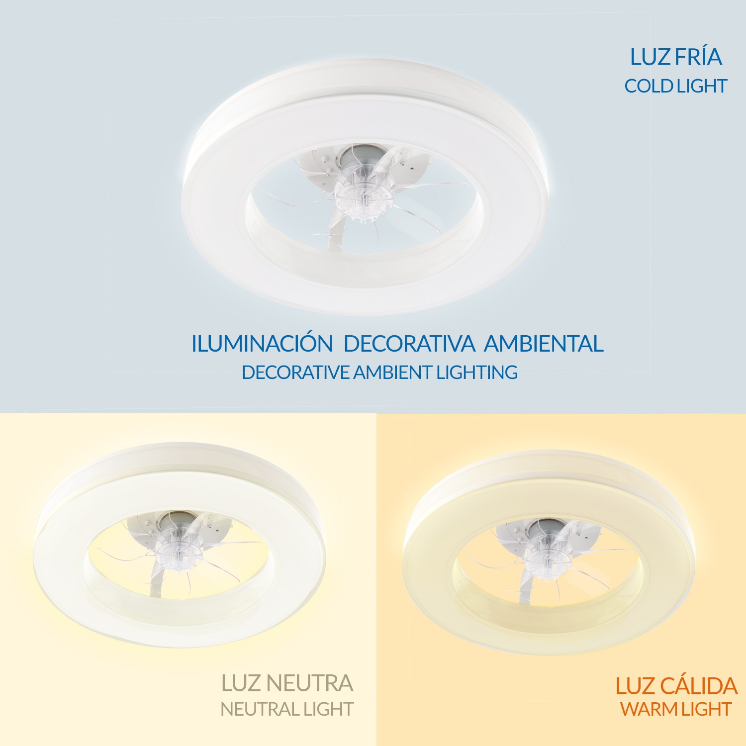 Ventoinha de Teto LED Venecia CCT - Image 6